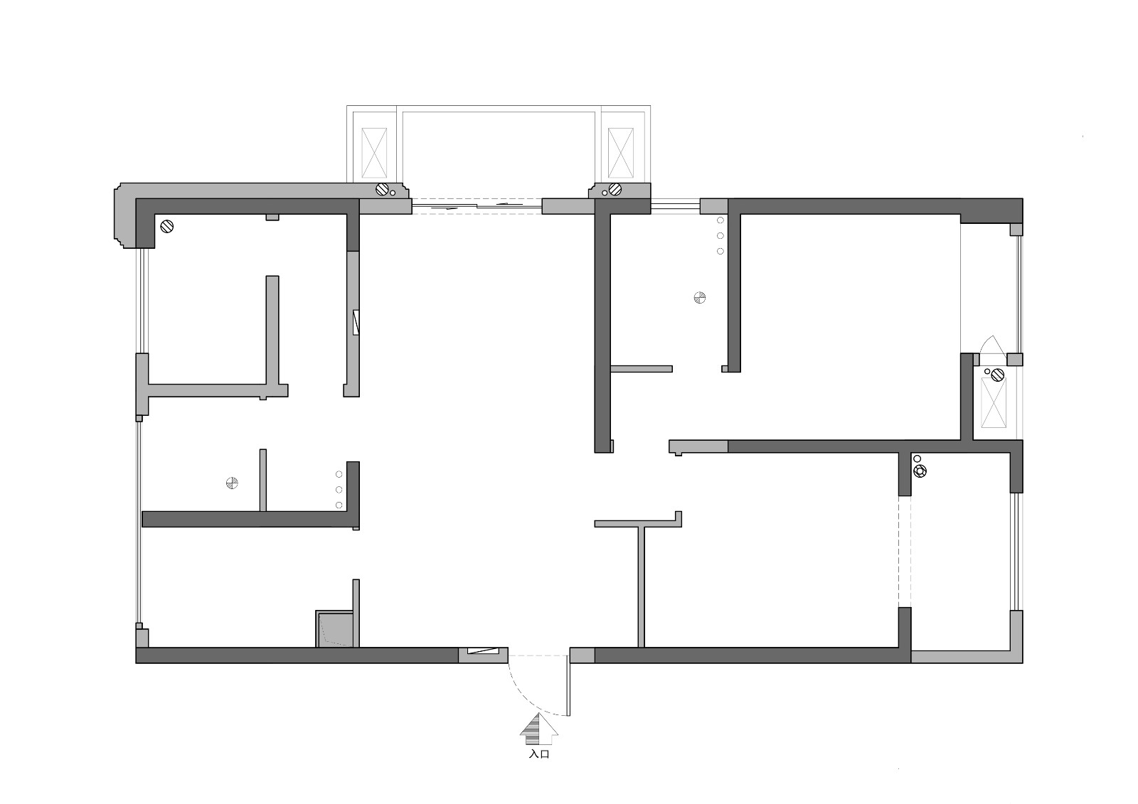 陽光普照的小屋平面圖